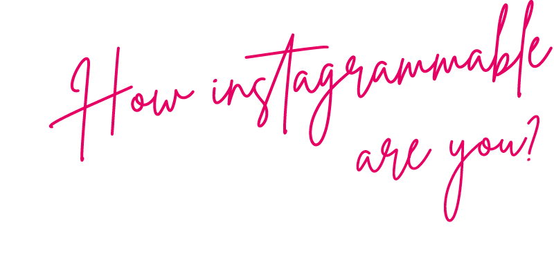 Logo How Instagrammable are you transparant